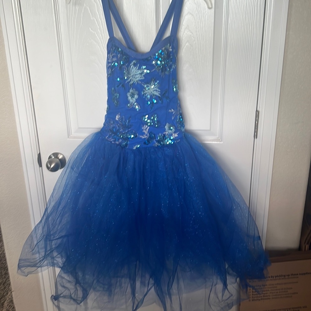 Blue ballet costume